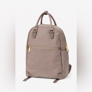 Open Story Backpack with Gold Accents NWOT